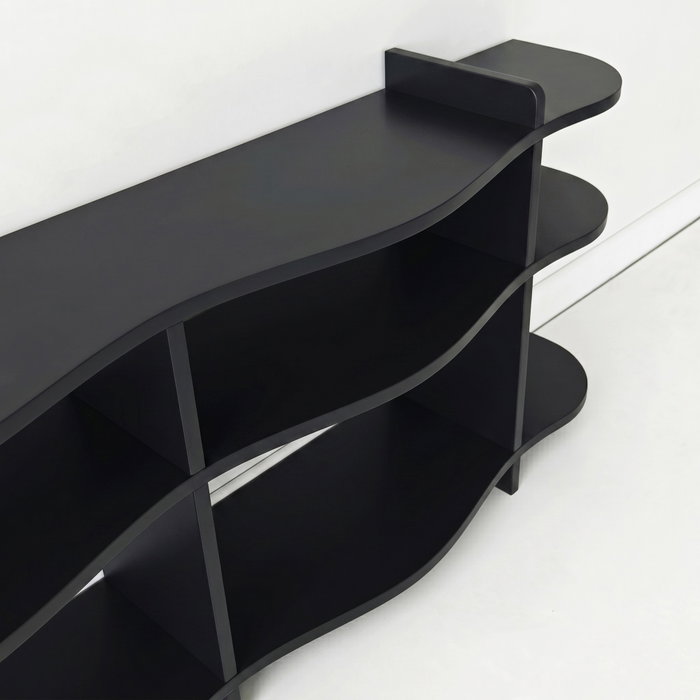 Hanah Home Consola Flusso - Black Hanah Home Consola Flusso - Black